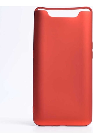 Samsung Uyumlu Galaxy A80 Kılıf Zore Premier Silikon Kapak Kırmızı