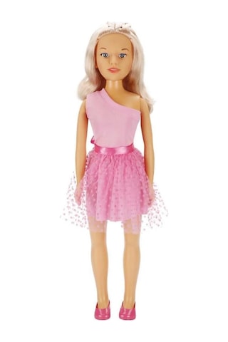 Sunman Dollz'n More Clara Party Yürüyüş Arkadaşım 80 Cm Pembe Tül Elbiseli S00003532 1 Adet
