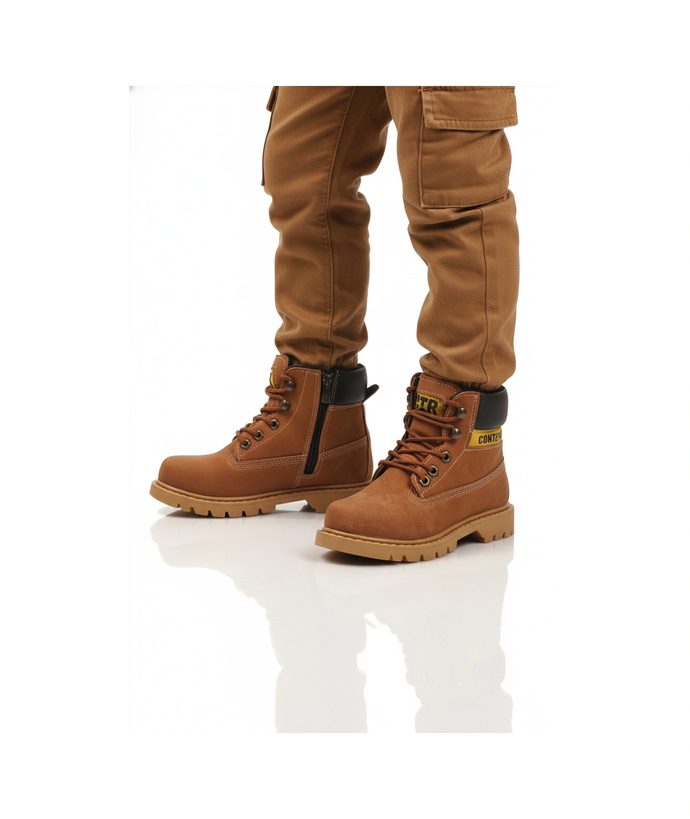 Tarçın Nubuk Kaymaz Unisex Çocuk Bot 921 F Tarçın Nubuk