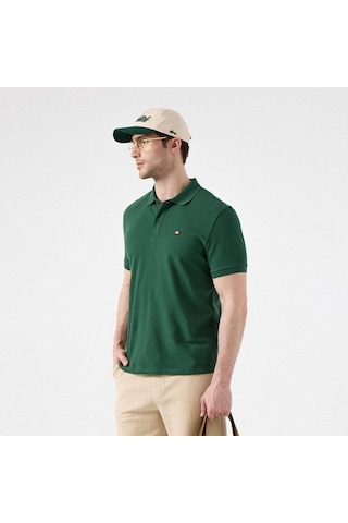 Ellesse 6sm5044-grn Polo Yaka Erkek T-shirt - Yeşil Yeşil
