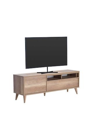 Retro Wide Kapaklı Çekmeceli Tv Sehpası - Tori