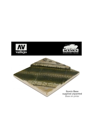 Vallejo Sc001 Döşeme Taşlı Cadde Kesiti 14x14 Cm., Manzara Serisi Model Aksesuarı