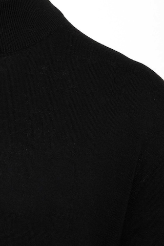 Classics Men Regular Fit Yarım Balıkçı Yaka Basic Triko Kazak-7122 Siyah
