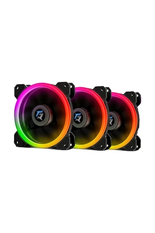 Gameforce 3In1 Kumandalı Rgb Fan 3Lü Set 3X120Mm Kasa Fanı
