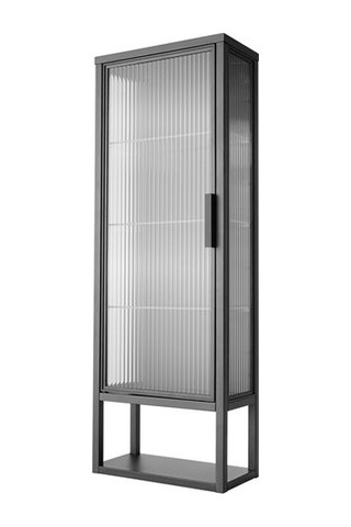 Ikea Mossjön Banyo Duvar Dolabı, Antrasit, 36x18x102 Cm