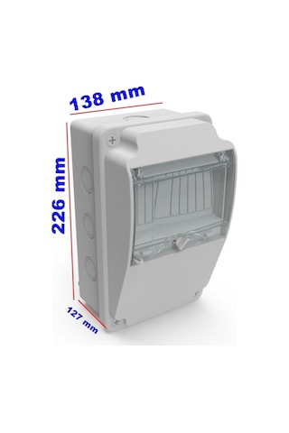 Mutlusan 138x226x127 Kombinasyon Kutusu Boş