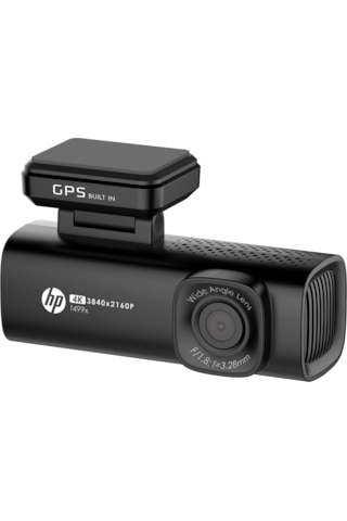 Hp F499x 4k Wdr, Araçiçi Kamera, 1.5 Inch Renkli Lcd Ekran, Gps Li, Wi-fi Destekli