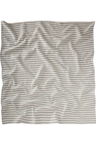 Cigit Naturel Battaniye 90x100cm Yeşil Kalın Çizgili Yeşil