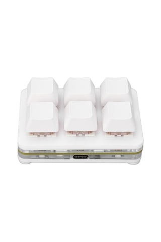 Xindoker 6 Tuşlu Programlanabilir Mekanik Klavye, Rgb Işıklı, Kısayol Ve Makro Tanımlama, Usb Kablolu Kırmızı Switch, Tasarım Ve Oyun İçin