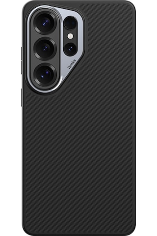 Galaxy Uyumlu S26 Ultra Kılıf Karbon Fiber M-safe Uyumlu Benks Hybrid Armorpro 600d Kevlar Kapak Siyah Siyah
