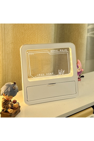 Aurora 3d Kalemlik Gece Lambasıyaratıcıilham Ahşap - Şeffaf