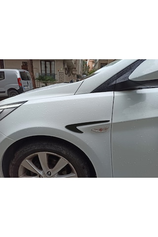 Üniversal Çamurluk Venti Sağ - Sol Parlak Siyah Pleksi Vent