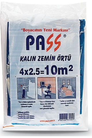 Kalın Zemin Örtüsü Branda Mavi 10M2-Kullanımı Pratik-Dayanıklı-Ta