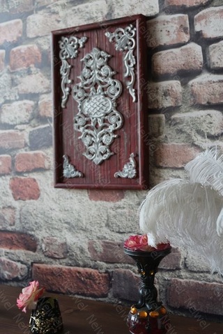 Neiwel Vintage Des Eskitme Beyaz Tablo