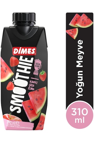 Dimes Smoothie Karpuz Çilek Elma 310 Ml X 12 Adet