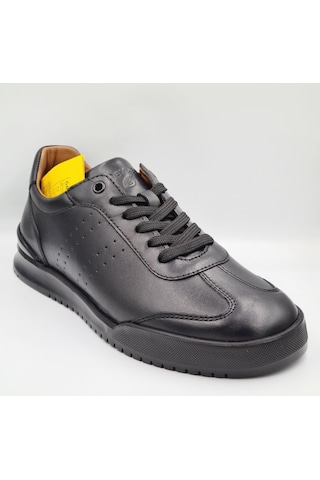 Greyder 19221 6y Siyah Hakiki Deri Erkek Günlük Casual Urban Deri Sneaker