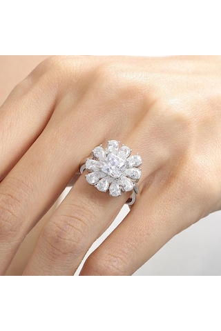 Mia Vento Effective Diamond Milano Rüyası Işıltılı Gümüş Yüzük