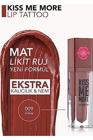 Kiss Me More Yüksek Pigmentli & Mat Bitişli Nemlendirici Likit Ruj 0