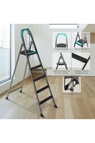 Doğrular Riser 4+1 Plastik Basamaklı Merdiven 51304