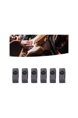 Hfambition Elektro Gitar Tremo Köprü Tamiri İçin Dayanıklı Metal Basma Blokları - 6 Adet Set