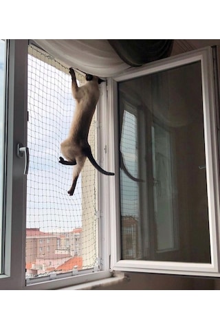 Winpet Winblock Pets Tek Kanat Pencere Güvenlik Ağı 80 x 140 CM