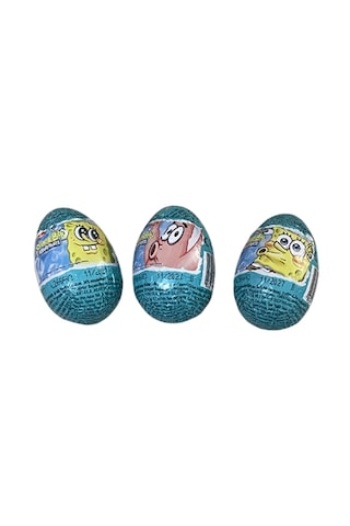 Zaini Spongebob Sünger Bob Çikolatalı Sürpriz Yumurta 24 Adet