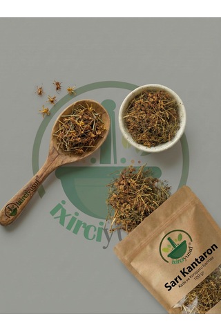 Sarı Kantaron Otu Binbirdelik Otu Sarıkantaron St. John S Wort Hypericum Perforatum Kurutulmuş Bitki Çayı 100 G Doğal