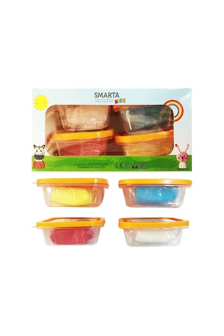 Smarta Kıds 4 Renk Model Hamuru 4x70 Gr. Okul Seti