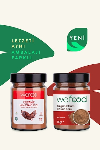 Wefood Organik Ham Kakao Tozu 140 gr.