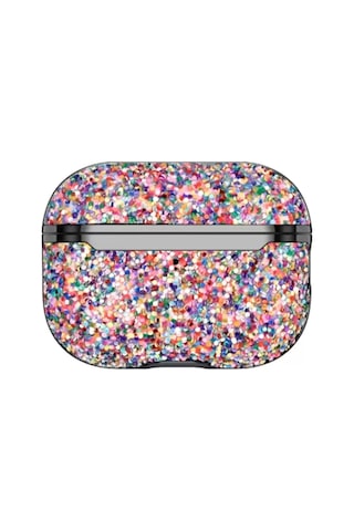 Onegif Apple Uyumlu AirPods 2 2.nesil Bright Simli Apple Uyumlu AirPods Kapak - Gold Çok Renkli