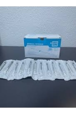 Berika 1 ML Luer Lock Enjektör Kilitli Enjektör 100 Adet