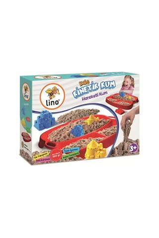 Lino Kinetik Kum Seti Kale Temalı 350gr Kum + Tepsi + 4 Kalıp Ln-551 Çok Renkli