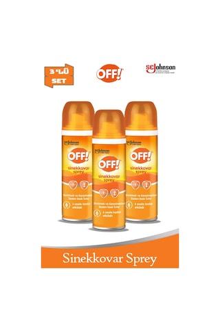 3'lü Sinekkovar Sprey 100 Ml Set 3'lü Sinekkovar Sprey 100 Ml Set