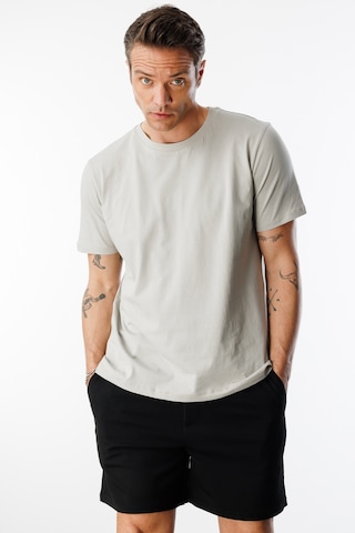 Genius Store Erkek T-shirt %100 Pamuk Regular Fit Standart Kesim Bisiklet Yaka Basic Tişört Basıc-t-shırt1 Gri