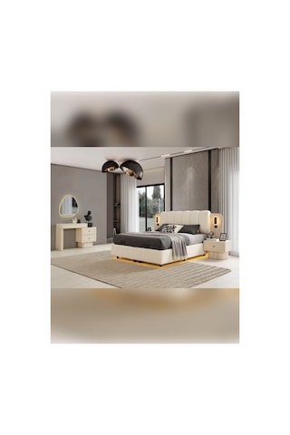 Beydüz Mobilya %100 Mdf Heybeli Yatak Odası Takımı