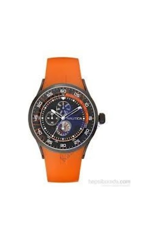 Nautica A15651G Siyah Silikon Saat Kordonu