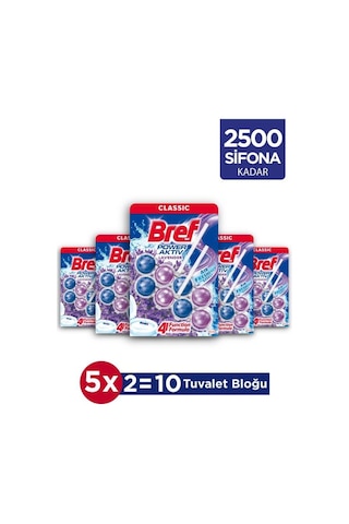 Bref Power Aktiv Lavanta 5 x 2'li Paket