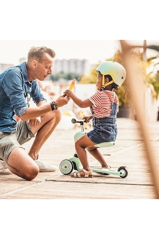 Scoot And Ride Helmet Bebek Kaskı Xxs-S Kiwi 181206-96391