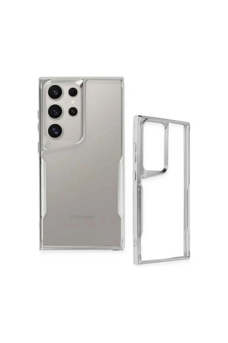 En-cag Samsung Galaxy S25 Ultra Uyumlu Kılıf Boyi Silikon Kapak - Lacivert Bss