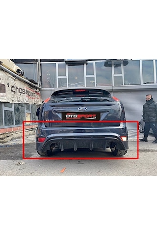 Ford Focus 2.5 Rs Arka Tampon Fiberglass Boyasız