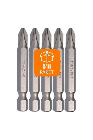 Yıldız Bits Vida Sıkma Uç 50mm 5 Adet Ph2
