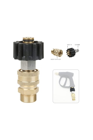 3/8 '' Karcher Kranzle Serbest Bırakma Çeliği İçin M22 Adaptör Hızlı Bağlantı Detaylandırma Blitz