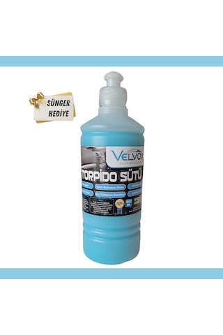 Velvox Torpido Bakım Sütü 500 Ml Jel Formu + Sünger