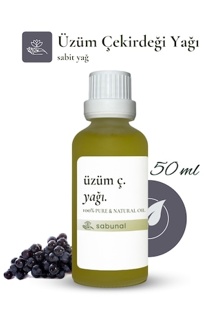 Sabunal Üzüm Çekirdeği Yağı 50 ML Cilt Ve Tırnak Doğal Bakım Yağı