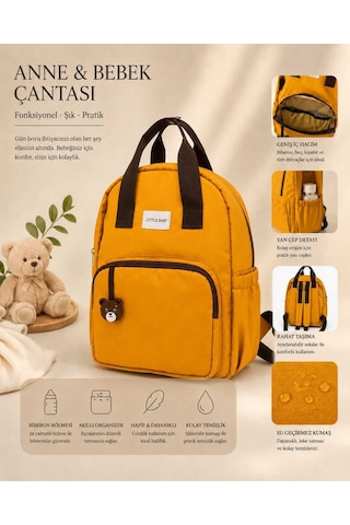 Style Anne & Bebek Çantası Turuncu Style Anne & Bebek Çantası Turuncu
