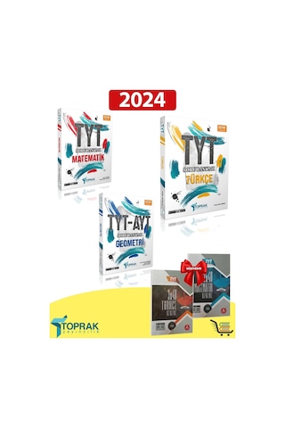 Tyt Matematik-geometri-türkçe Soru Bankası Seti Hediyeli