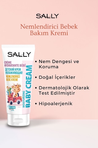 Sally Nemlendirici Bebek Bakım Kremi 75 ML