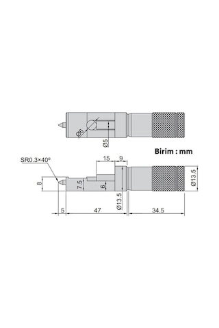 Insize 3293-131 Kenet Mikrometresi