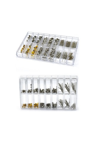 Xurunkeji Saat Kurma Kolu Parçaları Değişimi Çeşitli Kubbe Düz Kafa, Sap Boruları, Sap Burçları Saat Aksesuarları Tamir Takım Seti Diğer