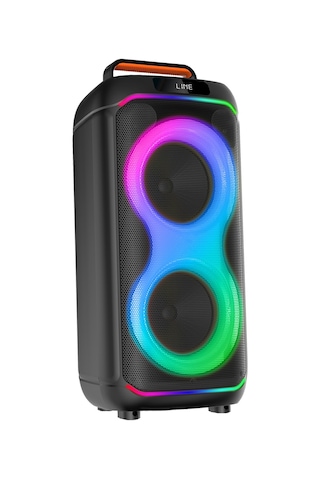 Gd-2608 Dijital Led Göstergeli Fm Radyolu Mikrofonlu Rgb Tws Çift 6.5 İnç Stereo Bass Kablosuz Karaoke Hoparlör